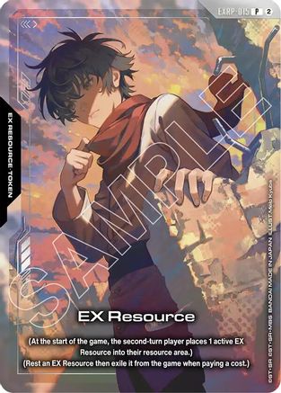 EX Resource (EXRP-015) (Playmat & Card Set - Mobile Suit Gundam 00) (EXRP-015) - Promotional EX Resource Tokens Holofoil
