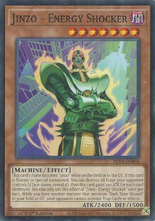 Jinzo - Energy Shocker - BETB-EN003 - Beyond the Brave 1st Edition