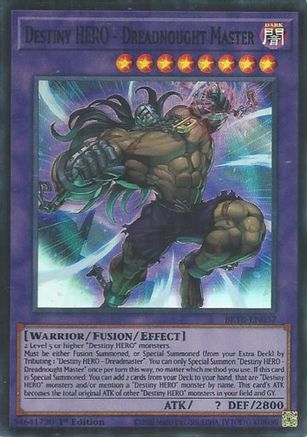 Destiny HERO - Dreadnought Master - BETB-EN037 - Beyond the Brave 1st Edition