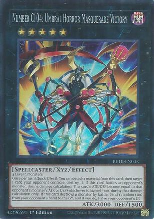Number C104: Umbral Horror Masquerade Victory - BETB-EN043 - Beyond the Brave 1st Edition