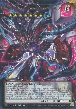 CXyz Hope Chaos Barian Dragon (Extended Art) - BETB-EN044 - Beyond the Brave 1st Edition