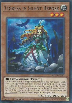 Tigress in Silent Repose - BETB-EN082 - Beyond the Brave 1st Edition