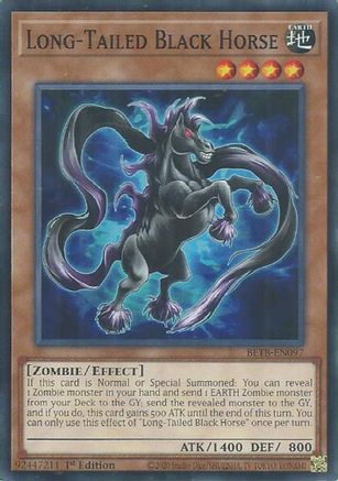 Long-Tailed Black Horse - BETB-EN097 - Beyond the Brave 1st Edition
