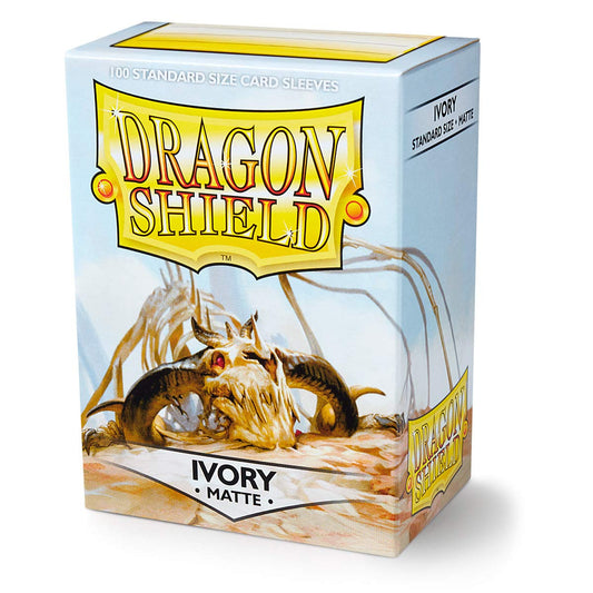 Dragon Shield Standard Size 100ct Sleeves Ivory