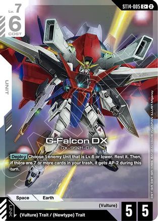 G-Falcon DX (C+) (ST14-005) - Starter Deck 14 Heavy Dominion Holofoil