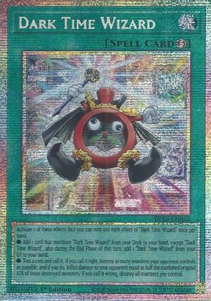 Dark Time Wizard (Starlight Rare) - BETB-EN052 - Beyond the Brave 1st Edition