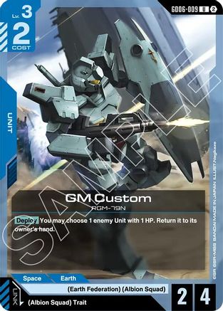 GM Custom - GD06-009 - Stardust Trails