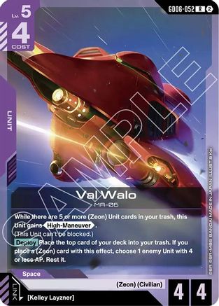 Val Walo - GD06-052 - Stardust Trails Holofoil