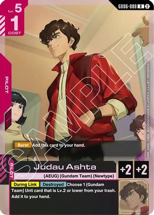 Judau Ashta - GD06-088 - Stardust Trails Holofoil