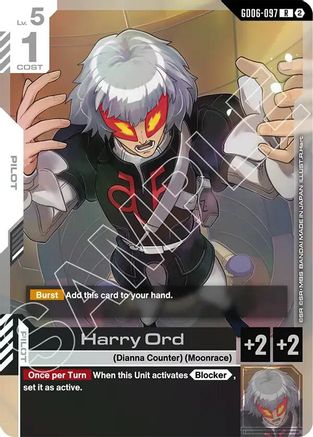 Harry Ord - GD06-097 - Stardust Trails Holofoil