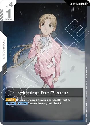 Hoping for Peace - GD06-120 - Stardust Trails