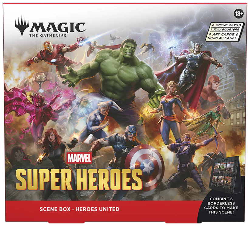 Magic The Gathering Marvel Super Heroes Scene Box (Heroes United)