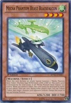Mecha Phantom Beast Blackfalcon (BPW2-EN061) - Battle Pack 2: War of the Giants – Round 2 1st Edition