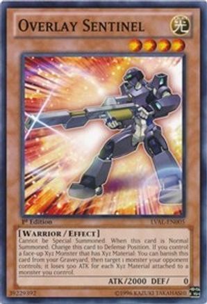 Overlay Sentinel (LVAL-EN005) - Legacy of the Valiant 1st Edition