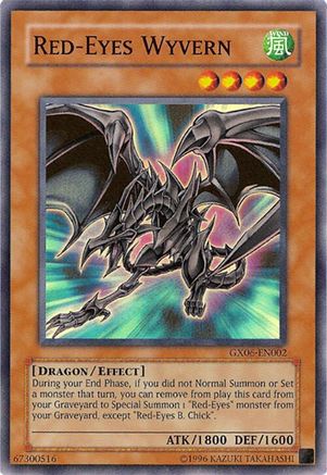 Red-Eyes Wyvern - GX06-EN002 - Yu-Gi-Oh! GX Tag Force Promotional Cards Limited