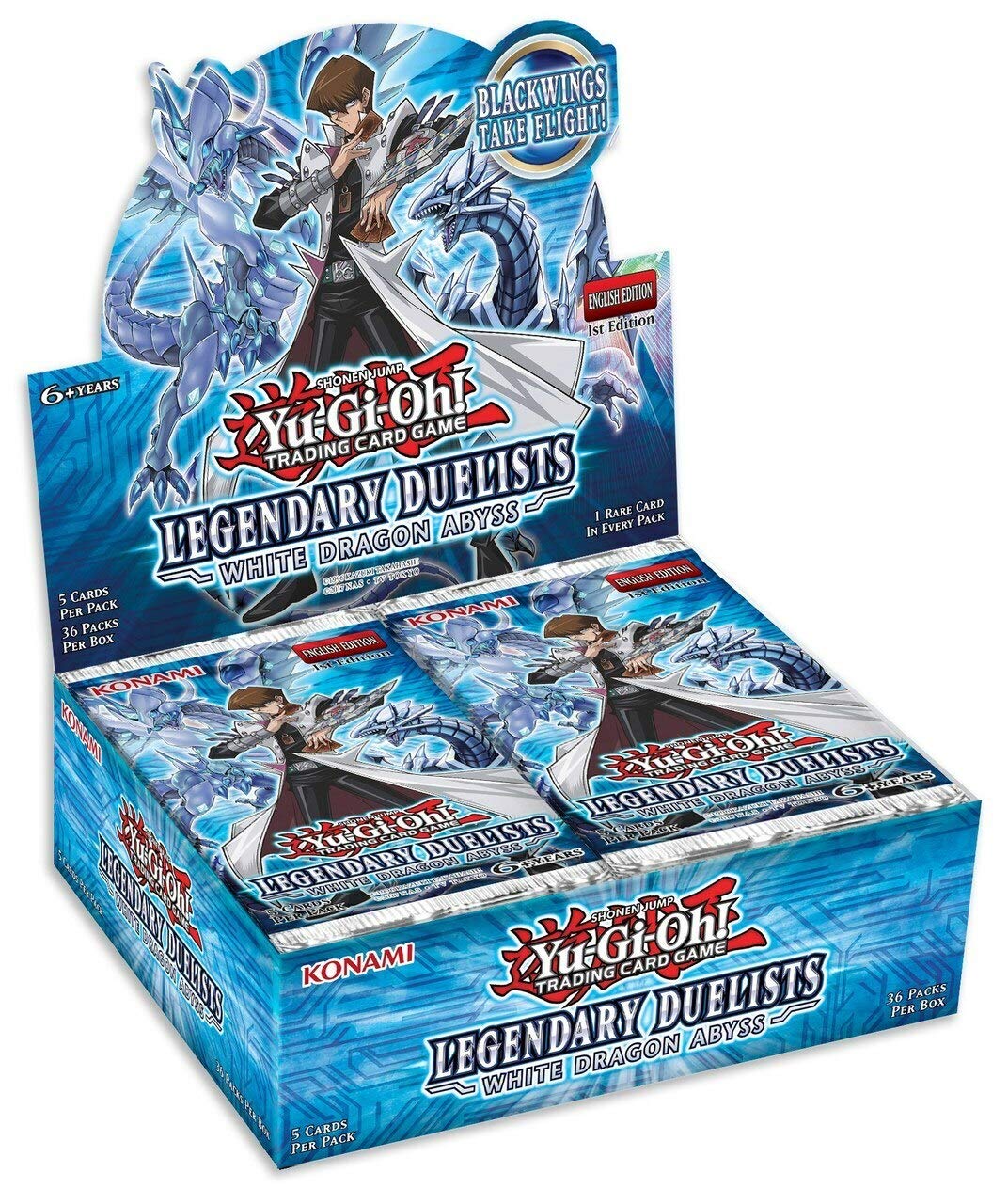Yugioh Legendary Duelists White Dragon Abyss LED3 1st Edition Booster Box