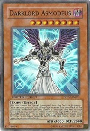 Darklord Asmodeus - YCSW-EN001 - Yu-Gi-Oh! Championship Series Prize Cards Limited