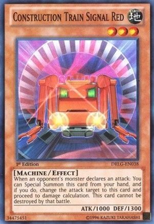 Construction Train Signal Red - DRLG-EN038 - Dragons of Legend 1st Edition