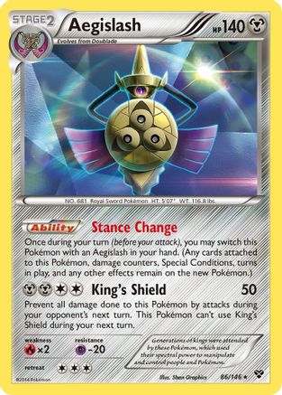 Aegislash (86) 86/146 - XY Base Set Reverse Holofoil