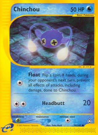 Chinchou (70) 70/147 - Aquapolis
