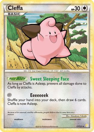 Cleffa 17/123 - HeartGold SoulSilver Reverse Holofoil