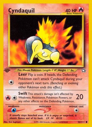 Cyndaquil (56) 56/111 - Neo Genesis Unlimited