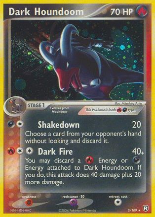Dark Houndoom - 005/109 5/109 - Team Rocket Returns