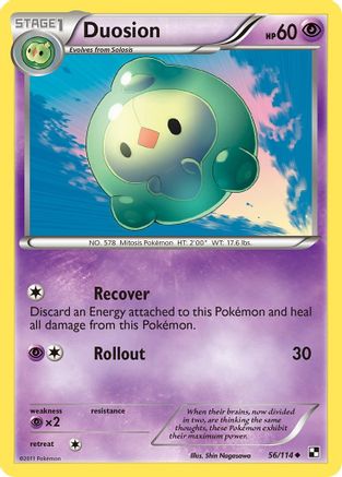 Duosion 56/114 - Black & White Reverse Holofoil