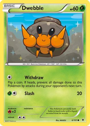 Dwebble 6/101 - Noble Victories