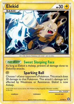 Elekid 21/102 - Triumphant Reverse Holofoil