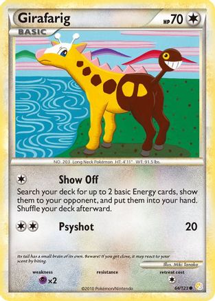 Girafarig 64/123 - HeartGold SoulSilver