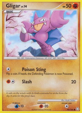 Gligar (95) 95/146 - Legends Awakened Reverse Holofoil