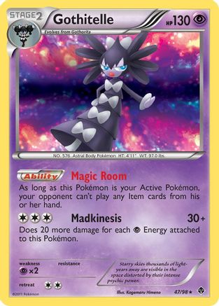 Gothitelle 47/98 - Emerging Powers Reverse Holofoil