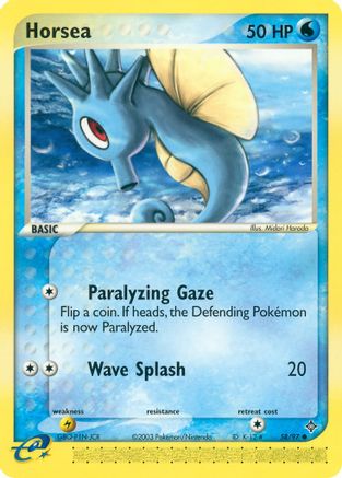 Horsea - 58/97 58/97 - Dragon