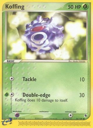 Koffing 54/109 - Ruby and Sapphire