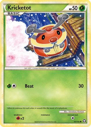 Kricketot 65/102 - Triumphant Reverse Holofoil