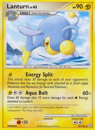 Lanturn 59/146 - Legends Awakened Reverse Holofoil