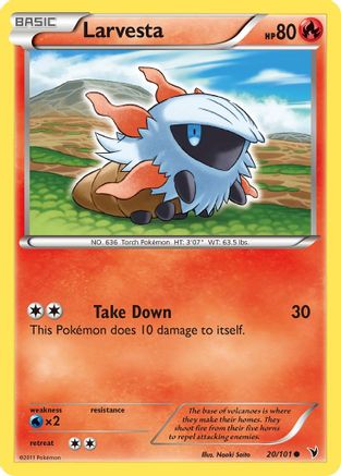 Larvesta (20) 20/101 - Noble Victories