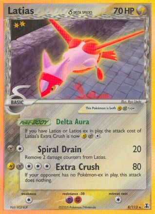 Latias (Delta Species) 8/113 - Delta Species Reverse Holofoil