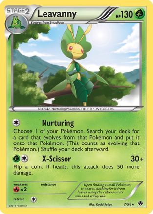 Leavanny 7/98 - Emerging Powers Reverse Holofoil