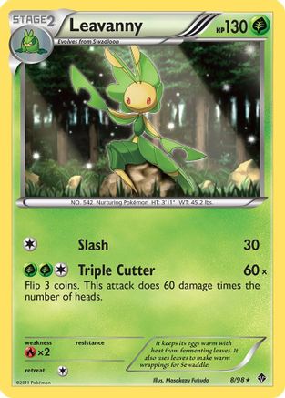 Leavanny 8/98 - Emerging Powers Reverse Holofoil
