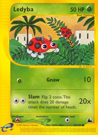 Ledyba (73) 73/144 - Skyridge Reverse Holofoil