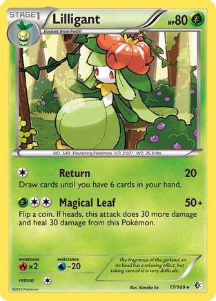 Lilligant 17/149 - Boundaries Crossed Reverse Holofoil