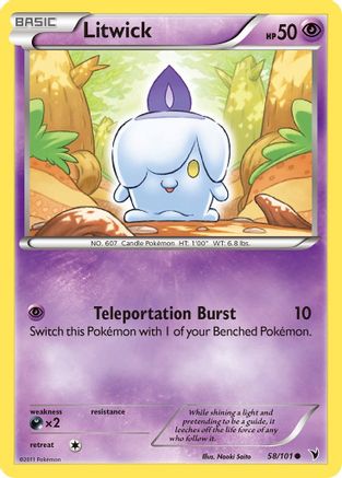 Litwick (58) 58/101 - Noble Victories Reverse Holofoil