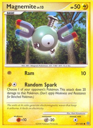 Magnemite (67) 67/100 - Stormfront Reverse Holofoil