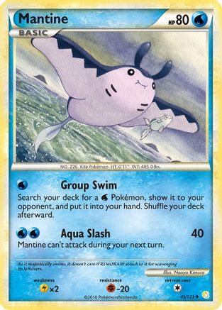 Mantine 45/123 - HeartGold SoulSilver