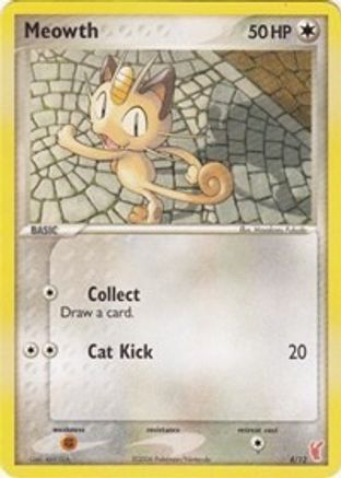 Meowth 4/12 - EX Trainer Kit 2 Plusle & Minun