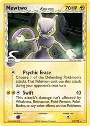 Mewtwo (Delta Species) 24/110 - Holon Phantoms