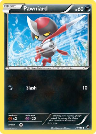 Pawniard (71) 71/116 - Plasma Freeze Reverse Holofoil