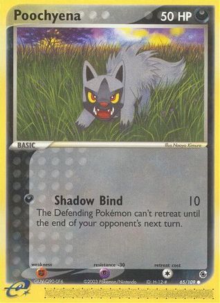 Poochyena - 65/109 65/109 - Ruby and Sapphire Reverse Holofoil